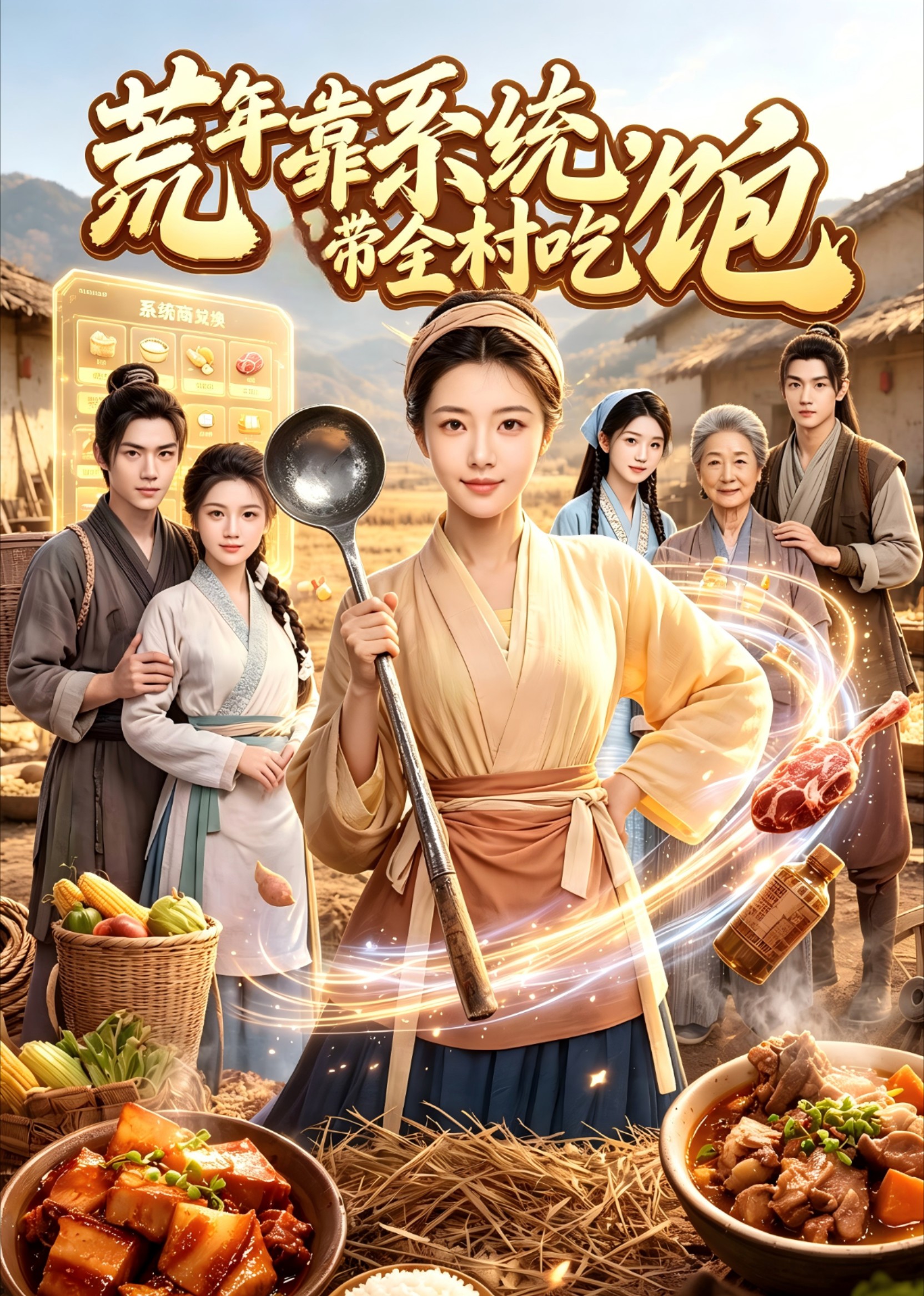 荒年靠系统带全村吃饱(4K)