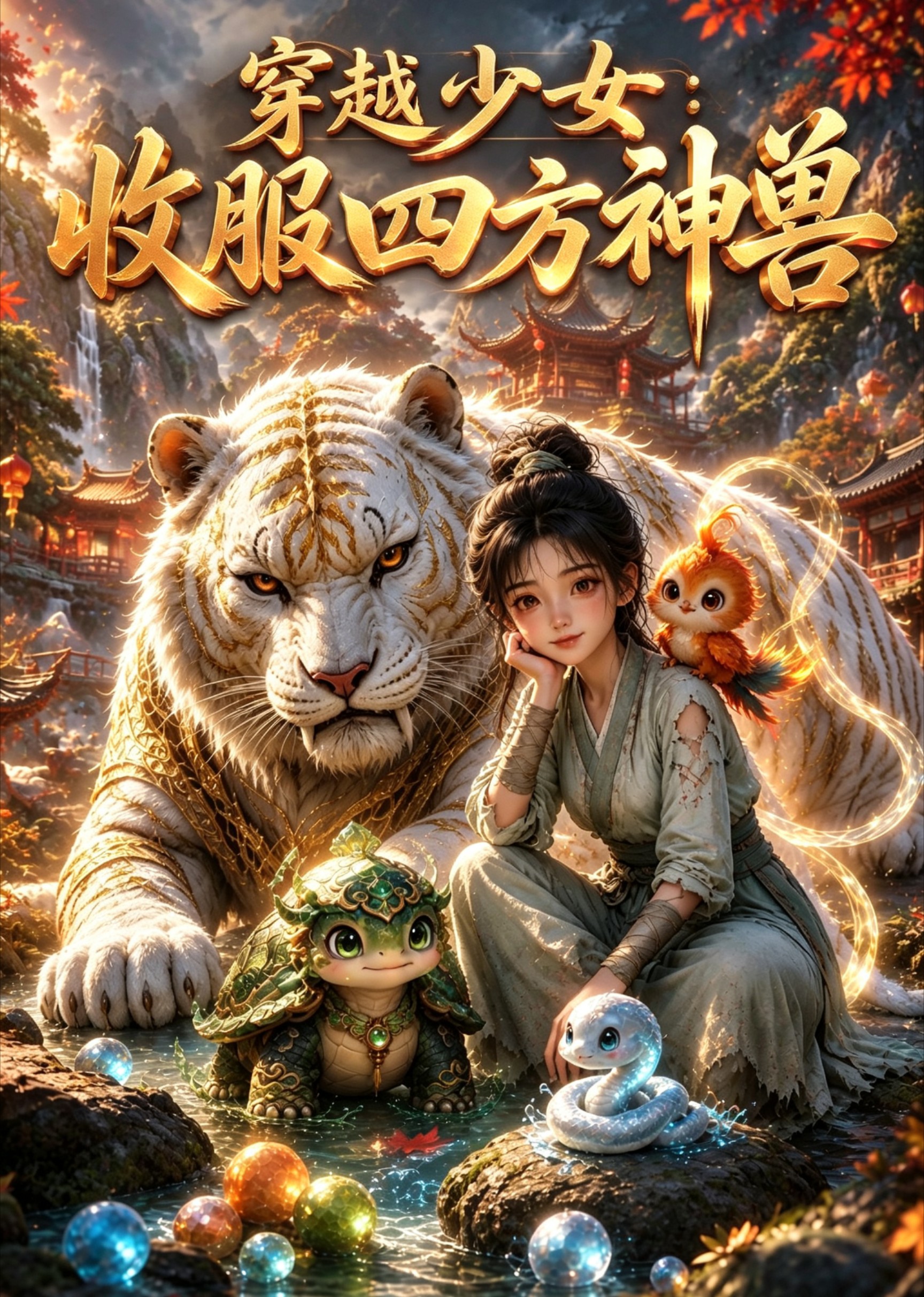 穿越少女收服四方神兽（1080）