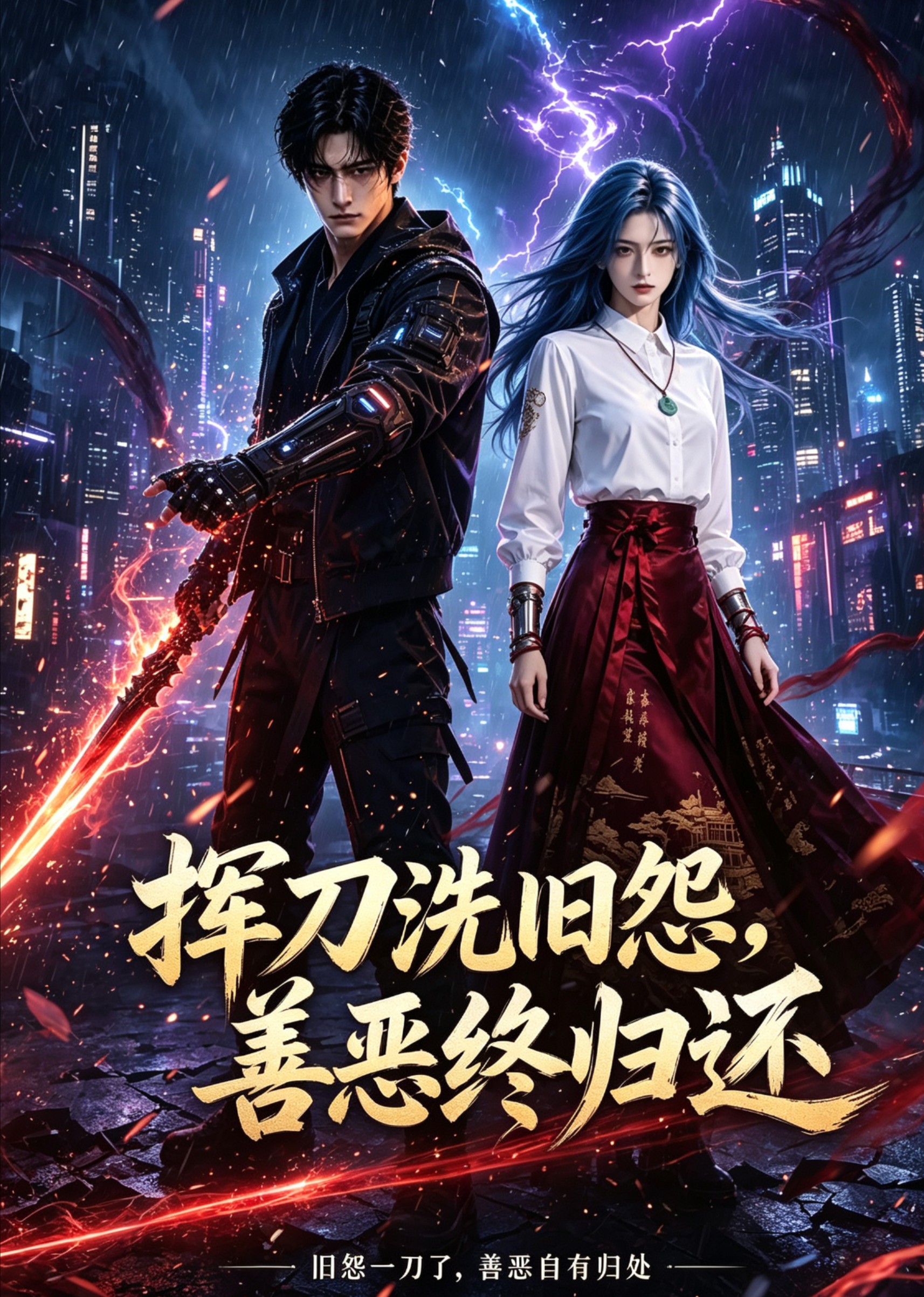 挥刀洗旧怨善恶终归还（蓝光）