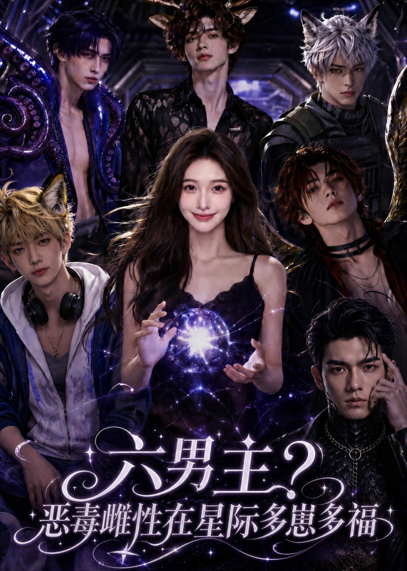 六男主恶毒雌性在星际多崽多福（4K）