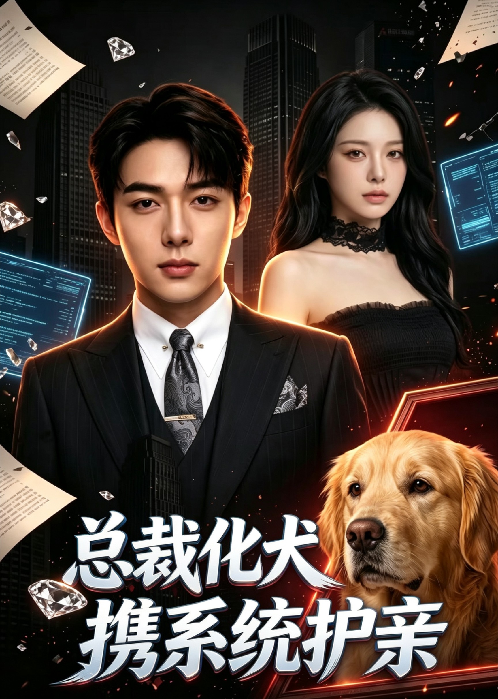 总裁化犬携系统护亲（1080）