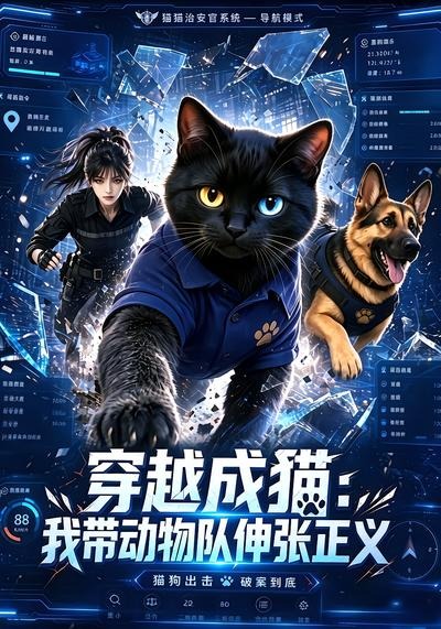 穿越成猫我带动物队伸张正义（4K）