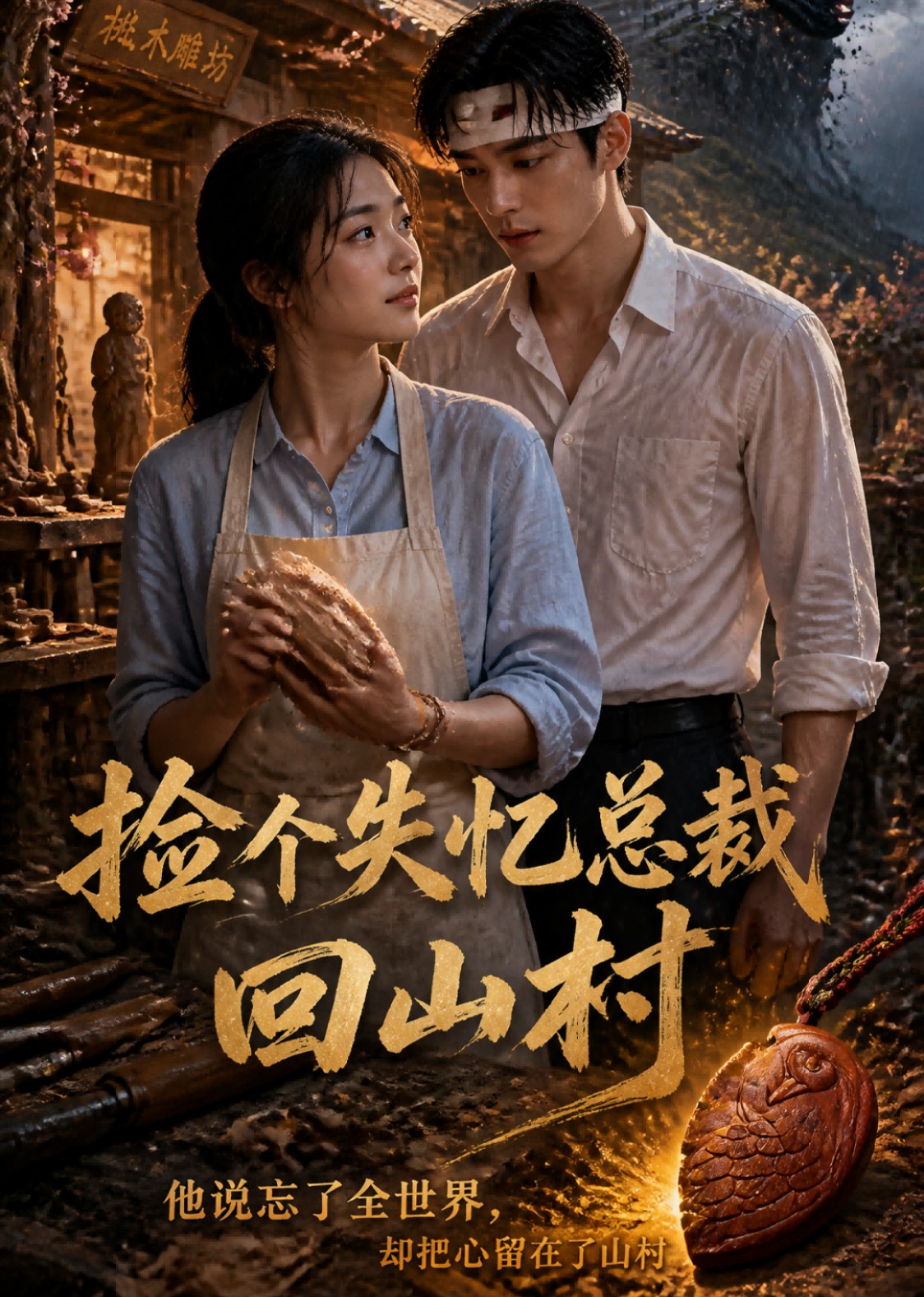 捡个失忆总裁回山村（蓝光）