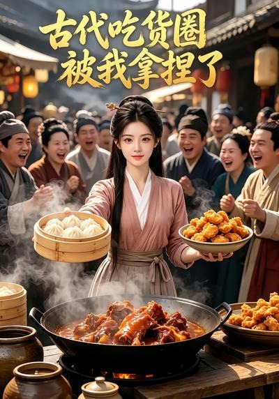 古代吃货圈被我拿捏了（4K）
