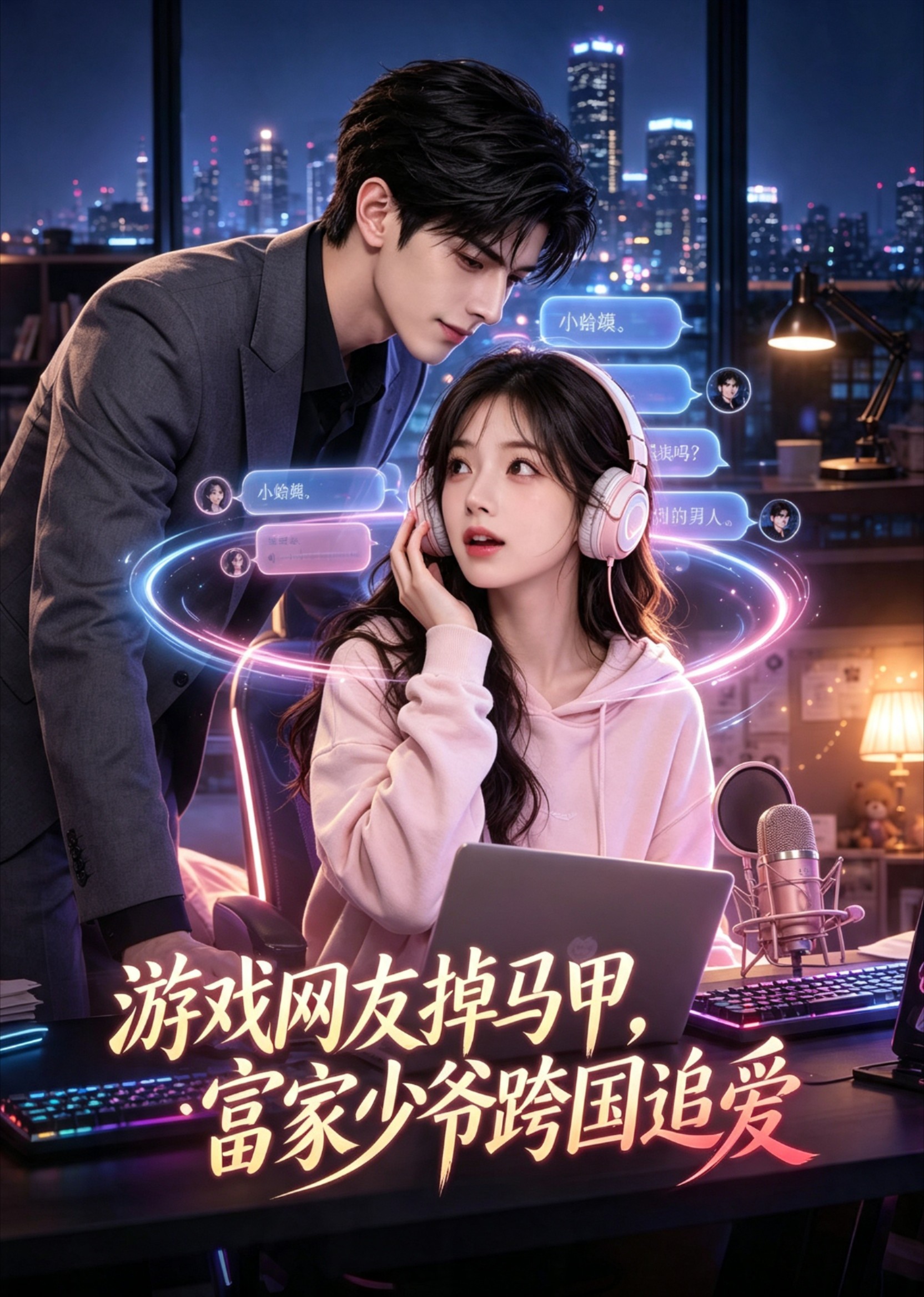 游戏网友掉马甲富家少爷跨国追爱（蓝光）