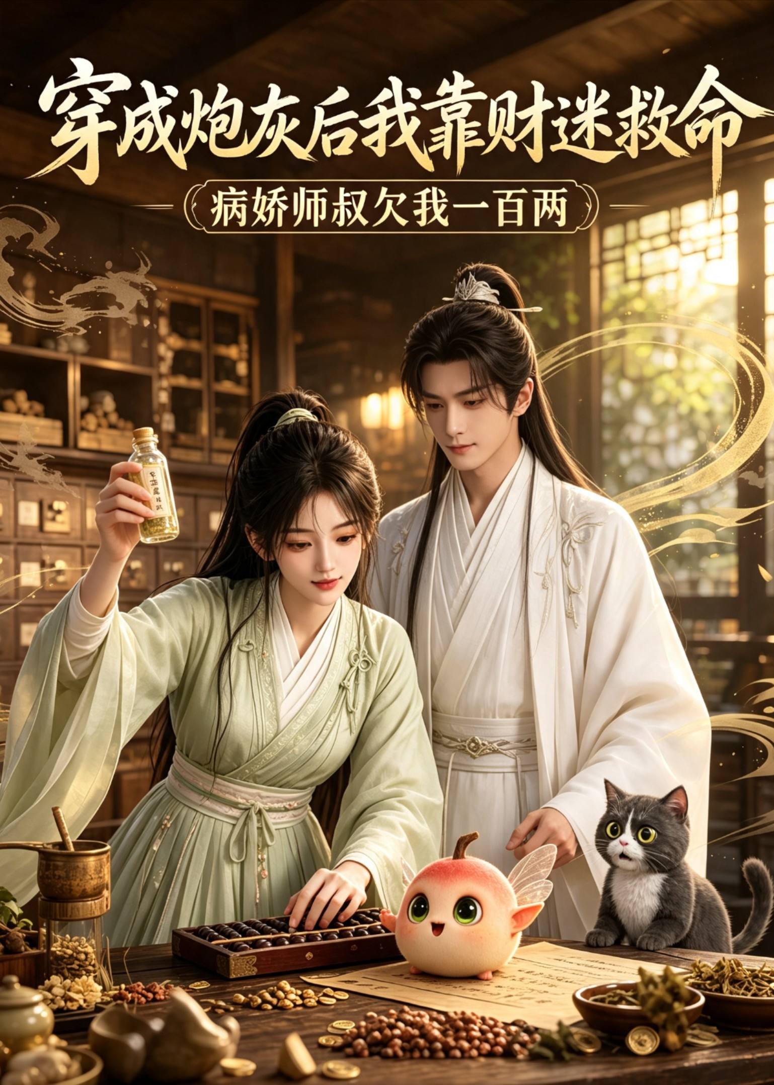穿成炮灰后我靠财迷救命(1080)