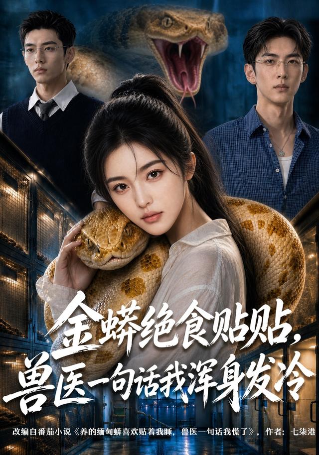 金蟒绝食贴贴兽医一句话我浑身发冷（蓝光）