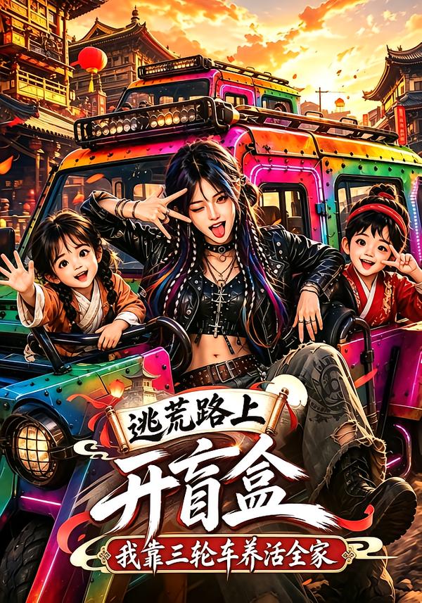 逃荒路上开盲盒我靠三轮车养活全家（4K）
