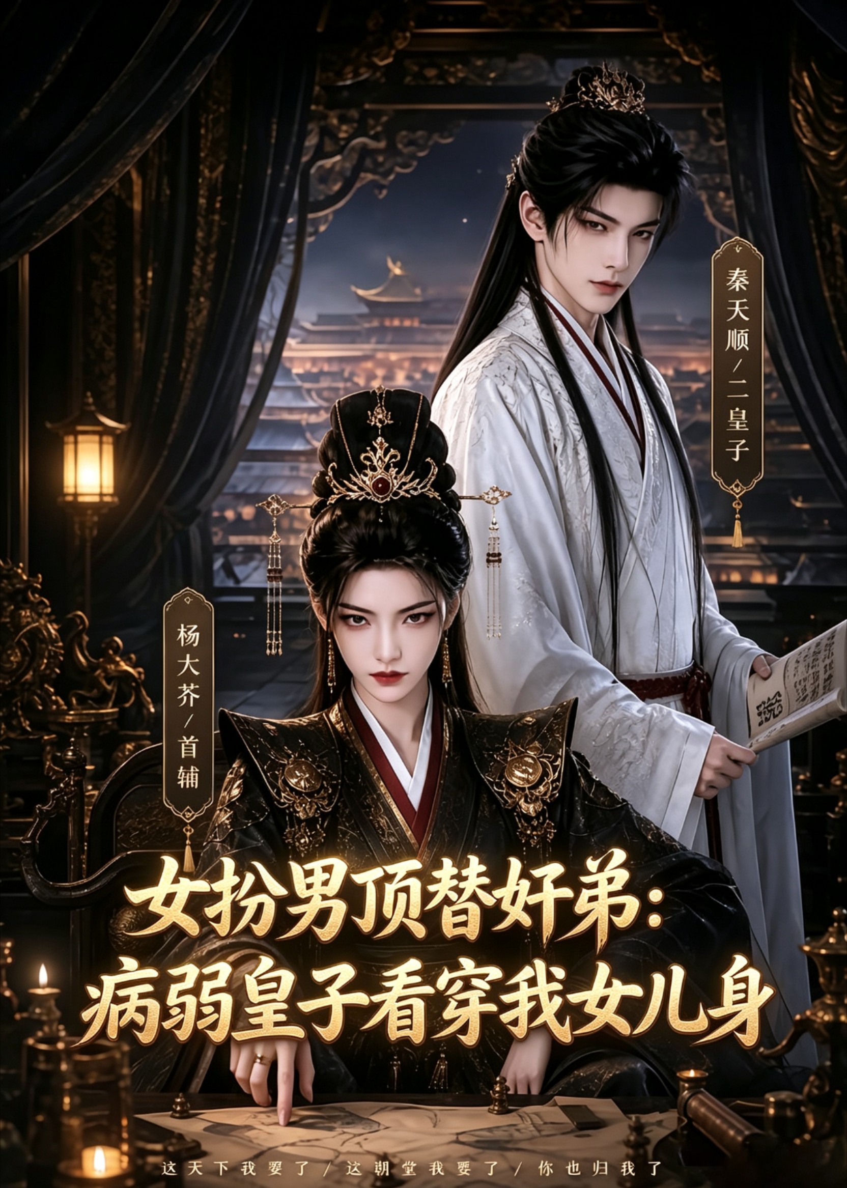 女扮男顶替奸弟病弱皇子看穿我女儿身（4K）